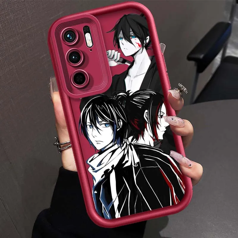 Funda de Anime Yato para Redmi Note 11 10 9 8 7 11S 11E 10T 10S 9S 11T Pro Plus 5G, funda de teléfono con escalera ocular - imagen 3
