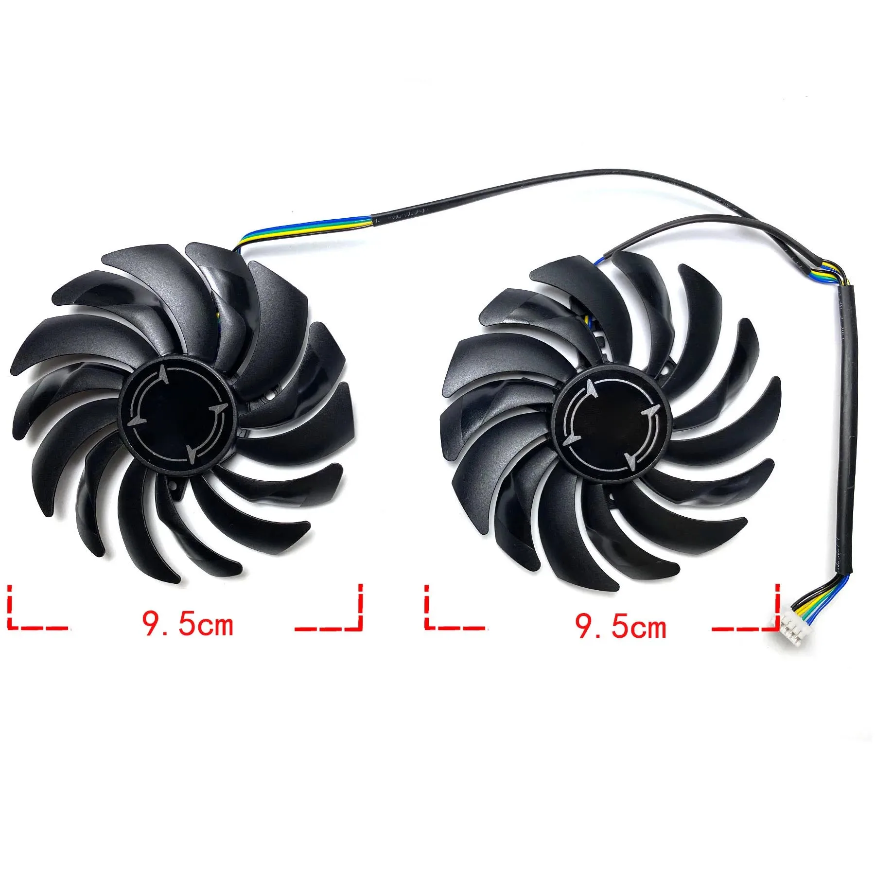 Ventilador de repuesto para tarjeta gráfica MSI Radeon RX590 580 570 ARMOR OC, PLD10010S12HH, nuevo - imagen 2