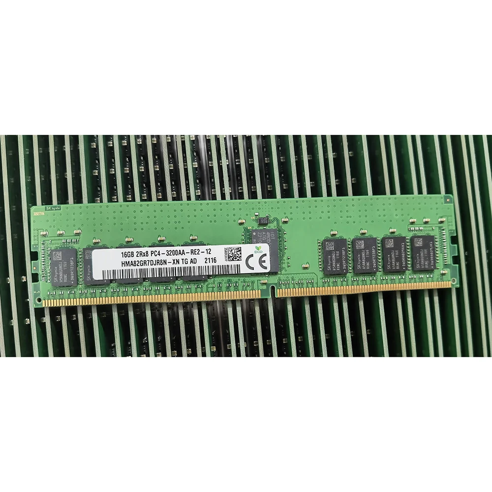 1 Uds para SK Hynix RAM 16GB 2RX8 PC4 3200AA ECC HMA82GR7DJR8N-XN memoria 16G DDR4 3200 - imagen 5