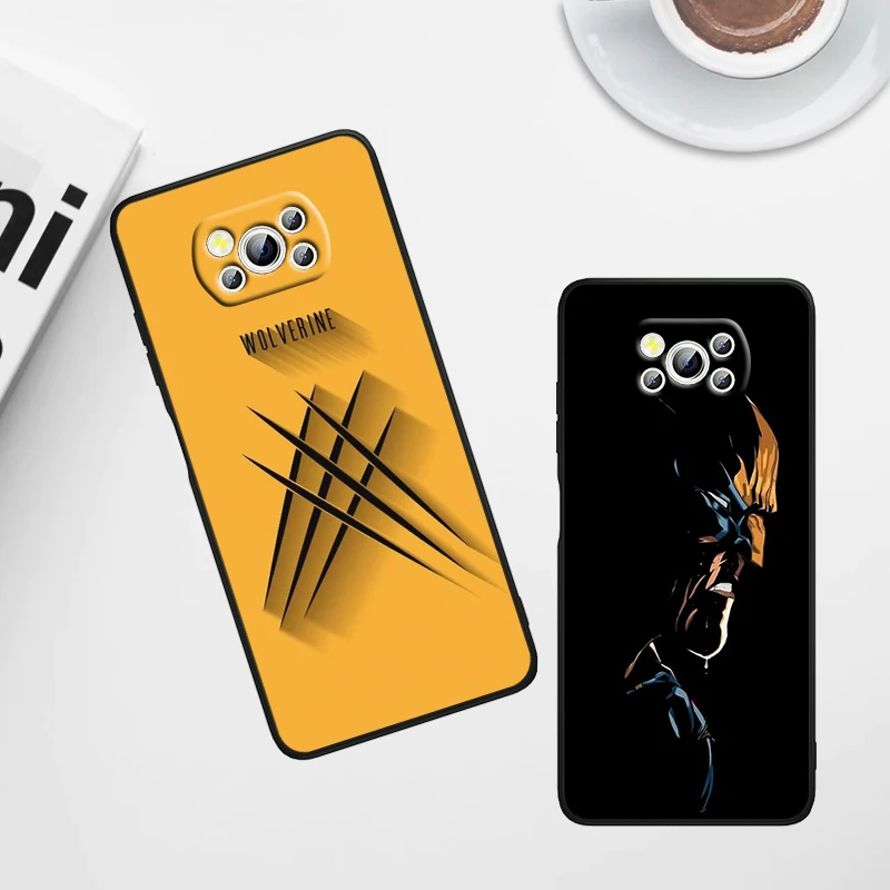 Lobezno-funda suave para teléfono móvil, carcasa negra de superhéroe para Xiaomi Poco X6 X5 X4 X3 F4 F3 NFC M6 M4 GT S Pro 4G 5G C65 - imagen 2