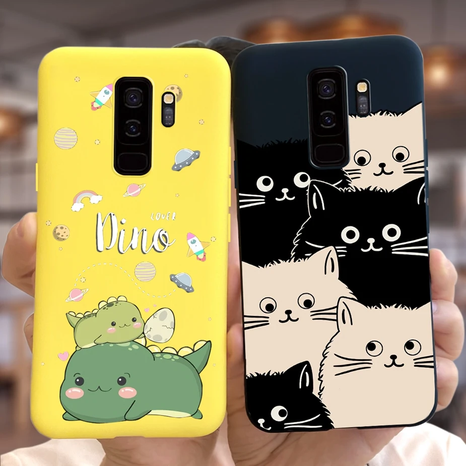 Para Samsung Galaxy S9 Plus funda elegante cubierta pintada de caramelo funda de teléfono de silicona suave para Samsung S9 S9 + S9Plus cubierta trasera parachoques - imagen 2