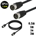 DIN 3Pin M-M Cable