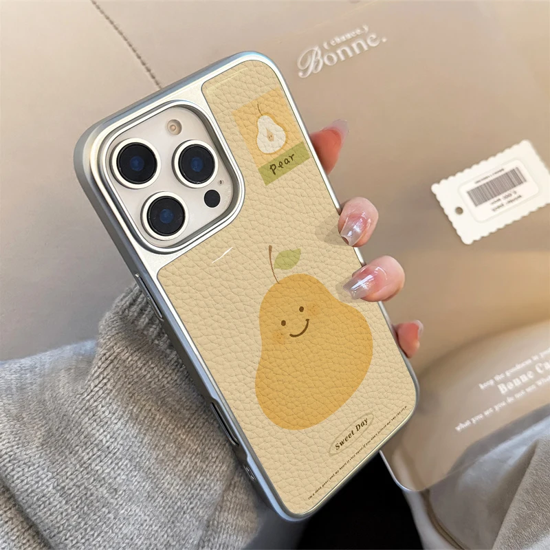 Señor. Funda de teléfono con textura de cuero de zanahoria para iPhone 11/12/13/14/15/16/60 Pro Max AIR PLUS - imagen 2