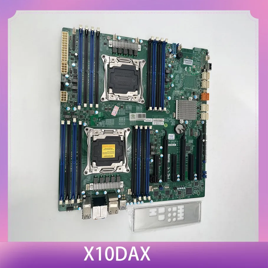 Original Dual Socket R3 (LGA 2011) compatible con procesador Xeon E5-2600 v4/v3 placa base de estación de trabajo familiar X10DAX - imagen 3