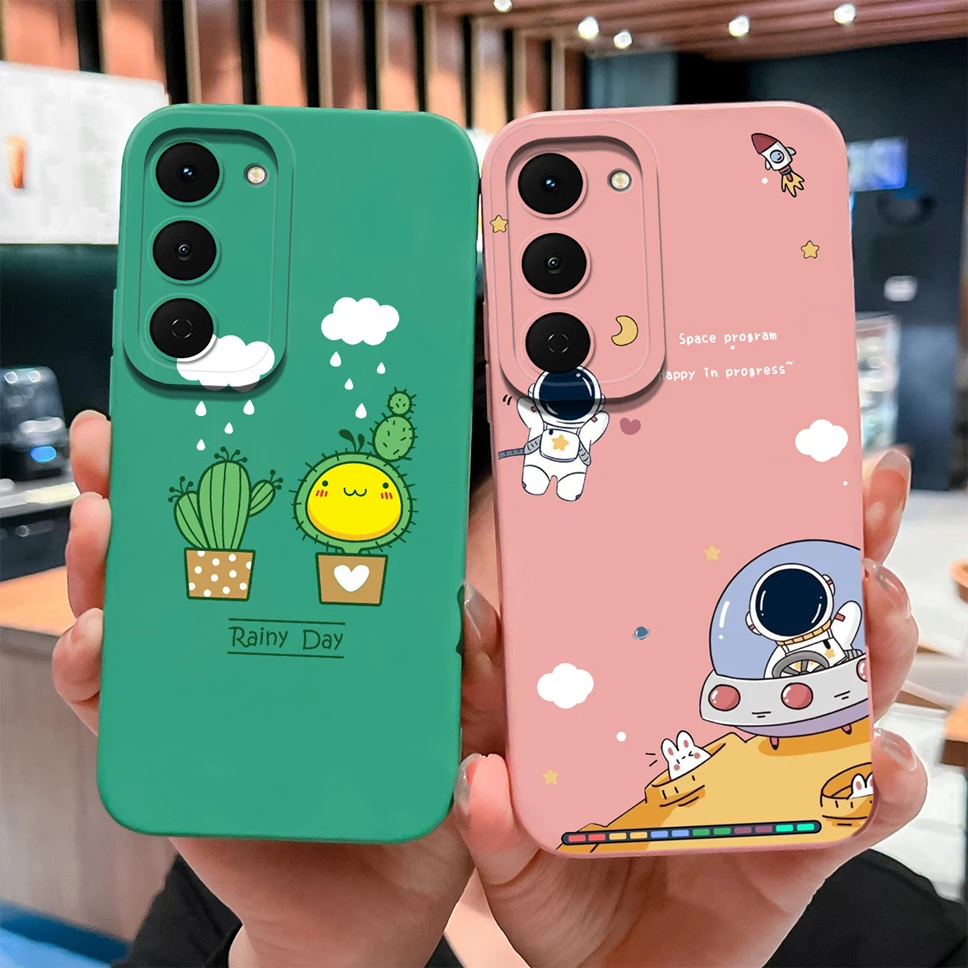 Funda para Tecno Spark 40 Pro Plus 4G, bonita funda de teléfono de silicona líquida suave con dibujos animados para Tecno Spark40Pro Pro + funda ligera - imagen 2