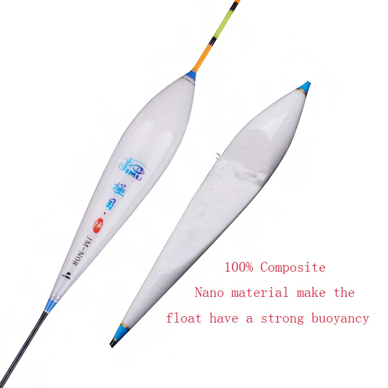 Flotadores de pesca favoritos para carpa cruciana, boya de flotabilidad fuerte, Nano Bobber compuesto blanco, boya Vertical, herramientas de aparejos de pesca - imagen 4