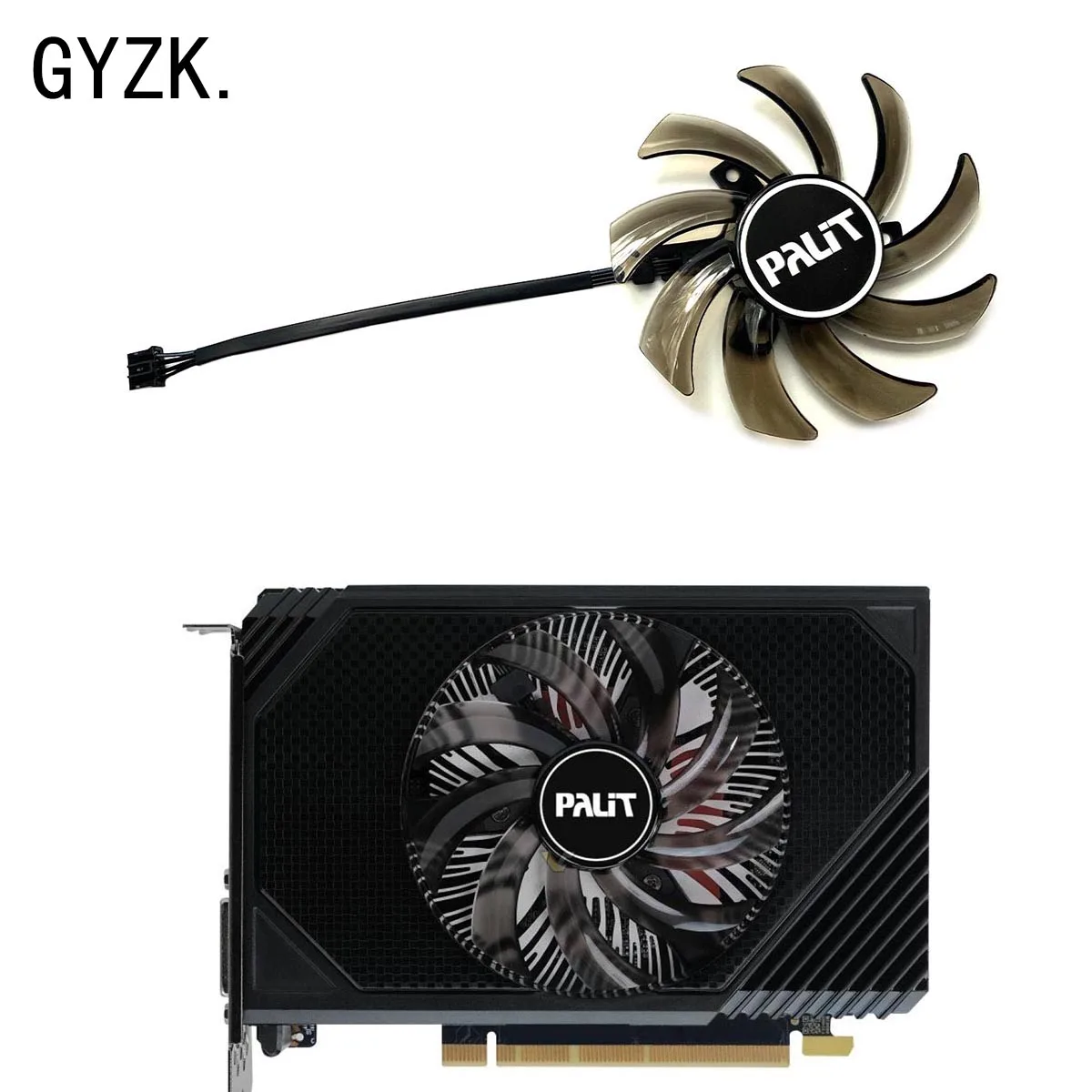 Nuevo para PALIT GeForce RTX3050 6GB StormX ventilador de repuesto para tarjeta gráfica