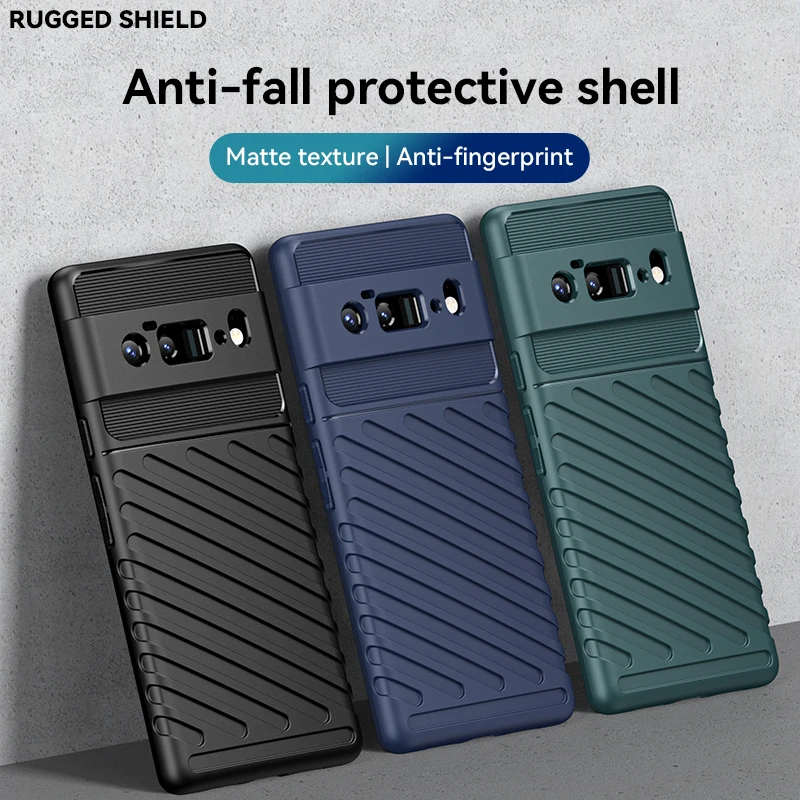 Funda de teléfono de silicona a prueba de golpes para Google Pixel 6/6 Pro, funda de lujo - imagen 2