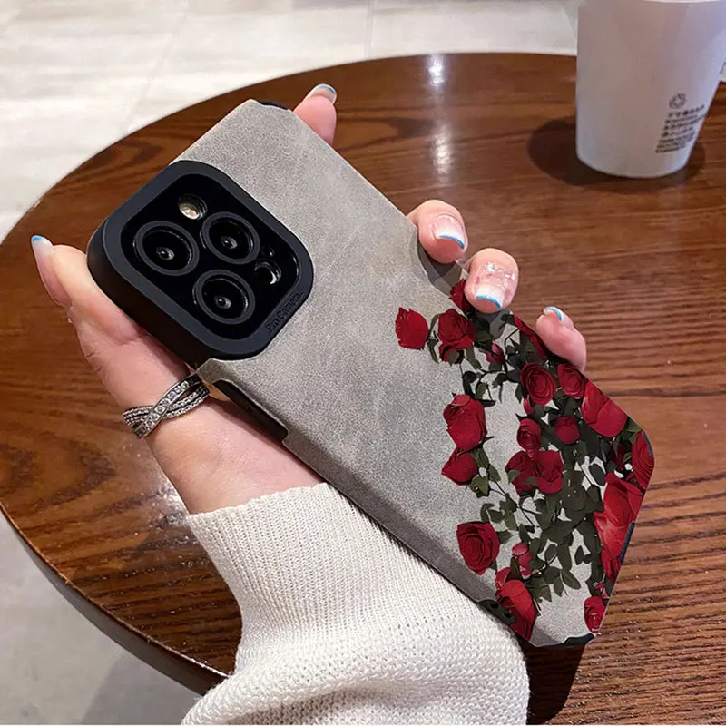 Para Funda iphone 17 15 14 13 12 11 Pro 16Pro Max mini 17Air 17Promax iphone16 Funda flor Fundas para teléfono - imagen 2