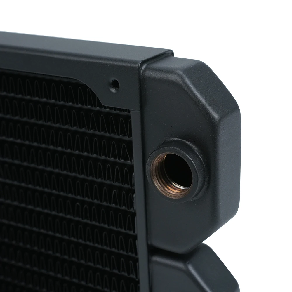 IceManCooler G1/4 "rafino 20mm cobre 240MM radiador Compatible A4,ITX Mini caja de computadora refrigeración por agua, ICE-GS240 - imagen 2