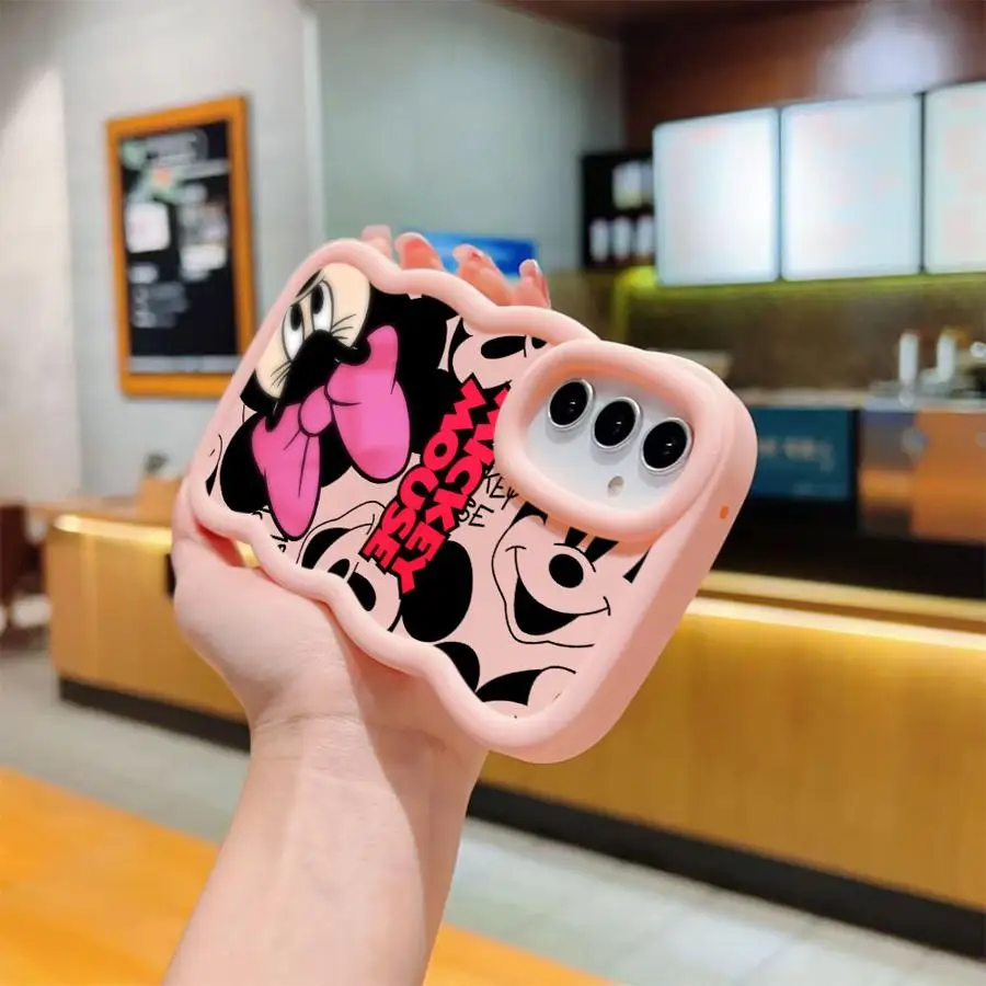 Funda bonita de Mickey Minnie de Disney para Samsung Galaxy A36 A21s A14 A11 A16 A26 A34 A13 A33 A35 A12 A15 funda suave para teléfono - imagen 4