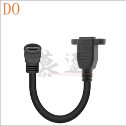 Cable HDMI 2.0 Macho-Hembra Acodado para Panel 4K 60 Hz
