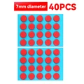 40PCS-Red-7mm