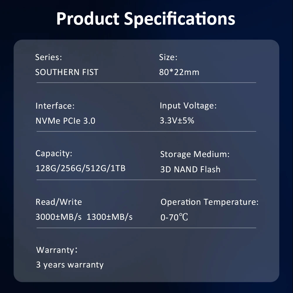HUADISK M2 NVMe 2280 SSD 256GB 512GB 1TB M.2 PCIe NVME SSD disco duro de estado sólido para ordenador portátil y de escritorio - imagen 3
