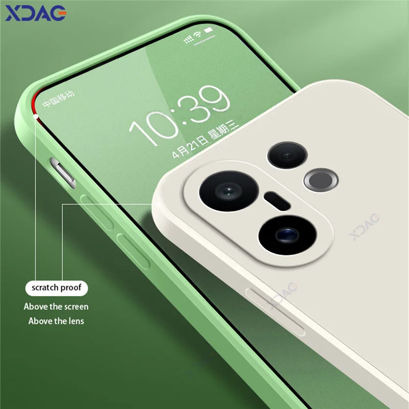 Fundas de lujo para teléfonos móviles Candy para VIVO S30 Pro Mini 5G V2465A protección VIVOS30Promini fundas blandas armadura cuadrada de silicona líquida - imagen 4