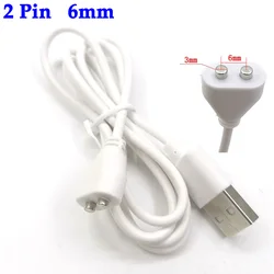 Cable USB Magnético Suctio 2Pines 6mm para Instrumentos Belleza