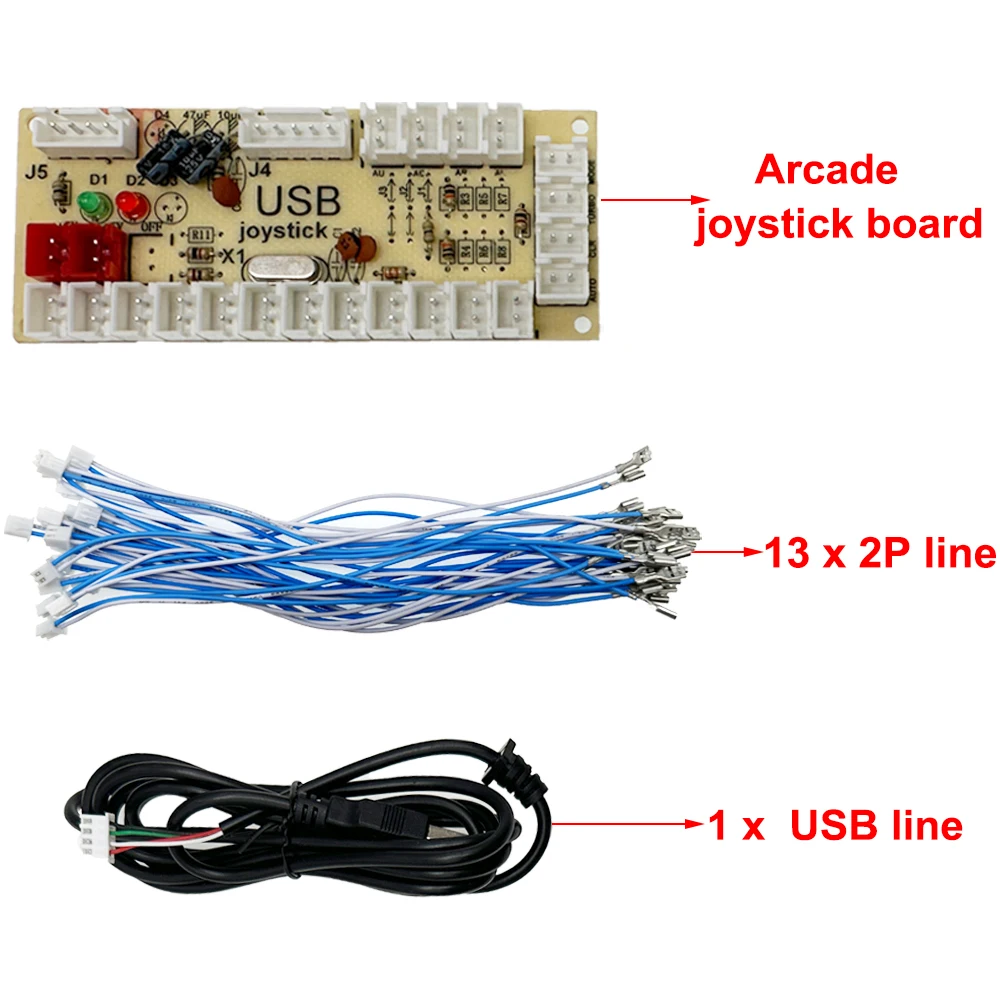 Codificador USB Arcade Zero Delay - Placa para Joystick PC - imagen 3
