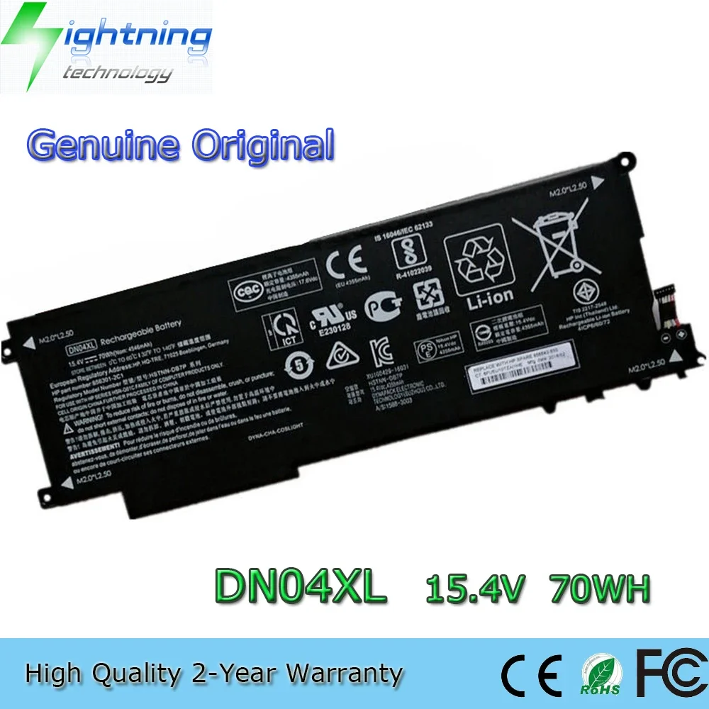 Nueva batería Original para ordenador portátil DN04XL 15,4 V 70Wh para HP ZBook x2 G4 HSTNN-DB7P 856301 -2C1 856543 -855