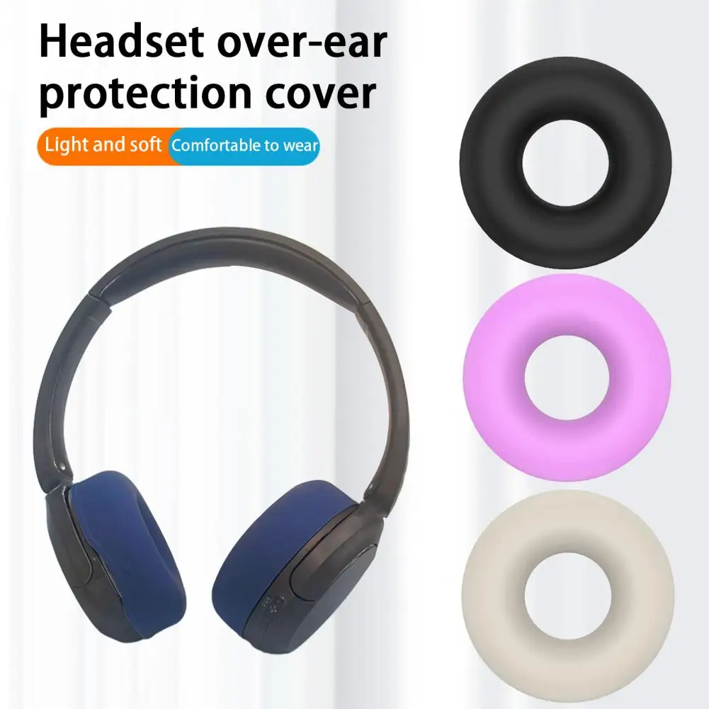 2 fundas piezas para auriculares, accesorios para auriculares, protectores de orejeras a prueba de polvo, protectores de Auriculares resistentes a la suciedad