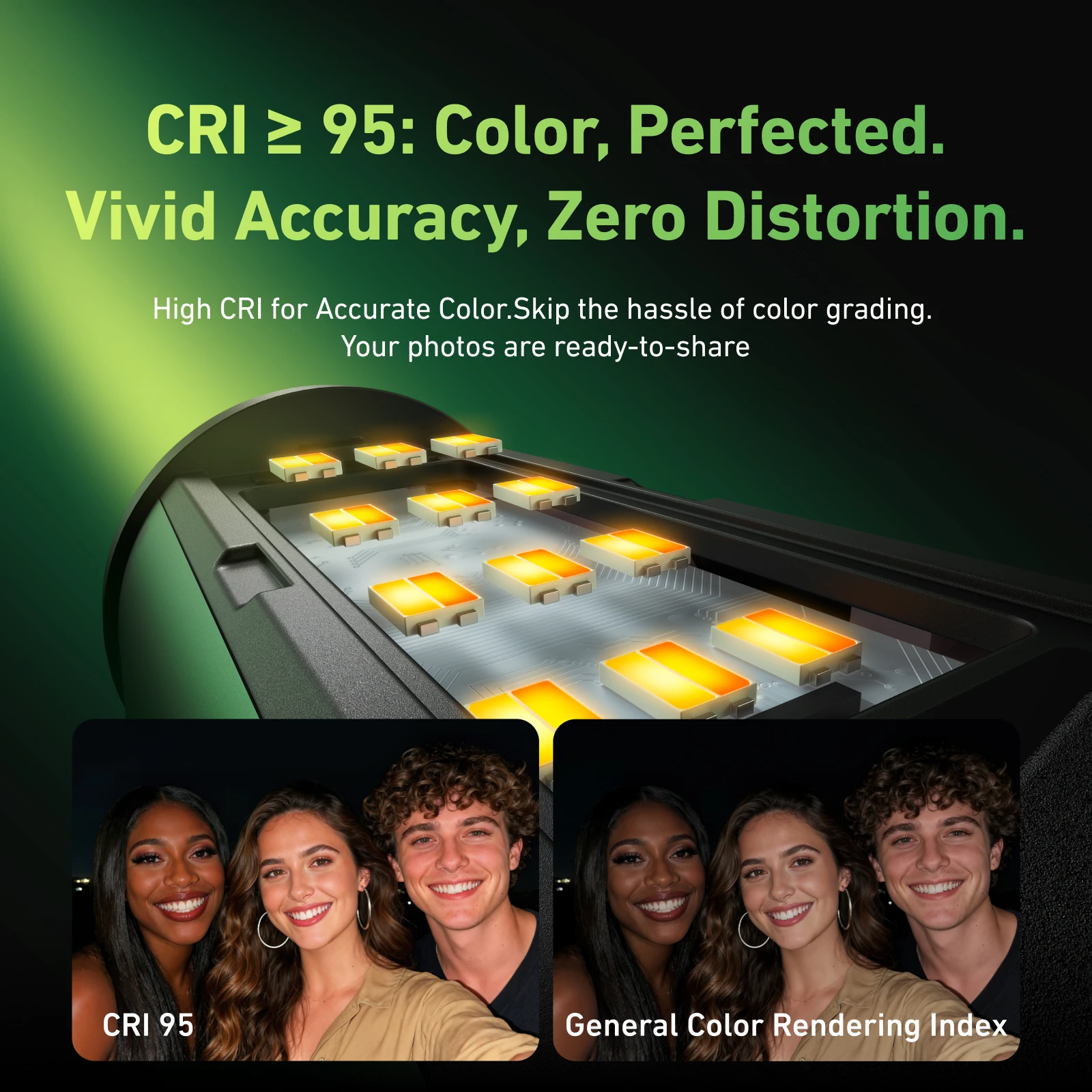 TELESIN Magfilm Luz de relleno Luz de Selfie de liberación rápida magnética con adaptador de zapata fría para DJI OSMO Action para Gopro para Insta360 - imagen 5