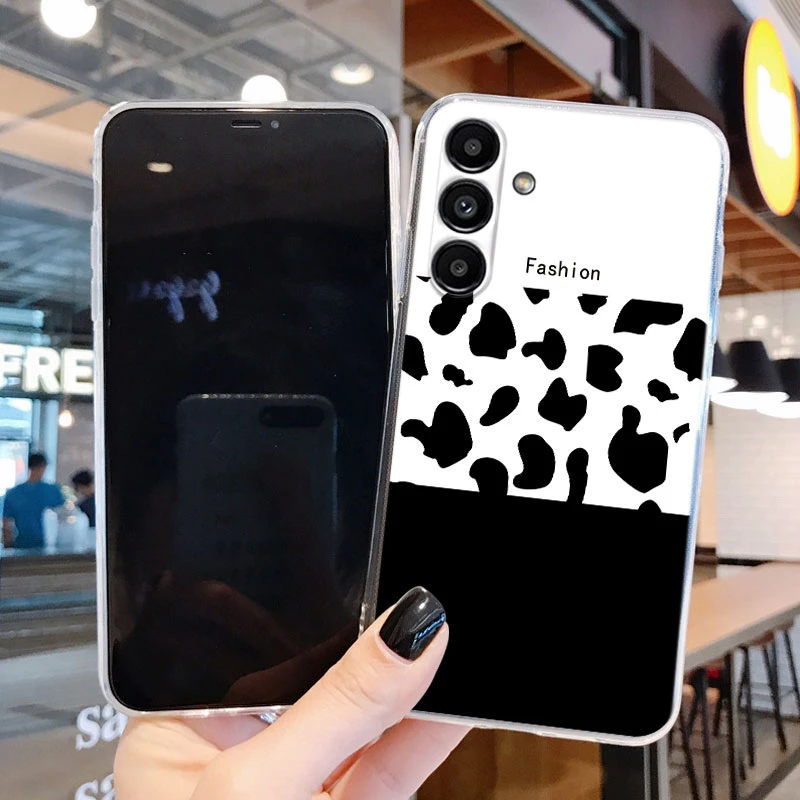 Para Samsung A15 4G 5G funda de 6,5 pulgadas funda facial de silicona suave transparente TPU funda de teléfono para Samsung Galaxy A 15 Fundas Coque parachoques - imagen 3