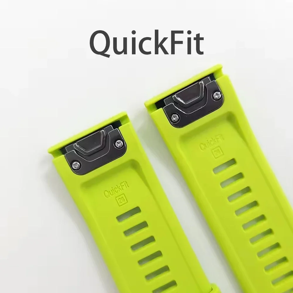Correa QuickFit de silicona de 22mm y 26mm para Garmin Forerunner 970 965 955 Solar 945 LTE 935 745, pulsera deportiva Instinct 2X - imagen 5