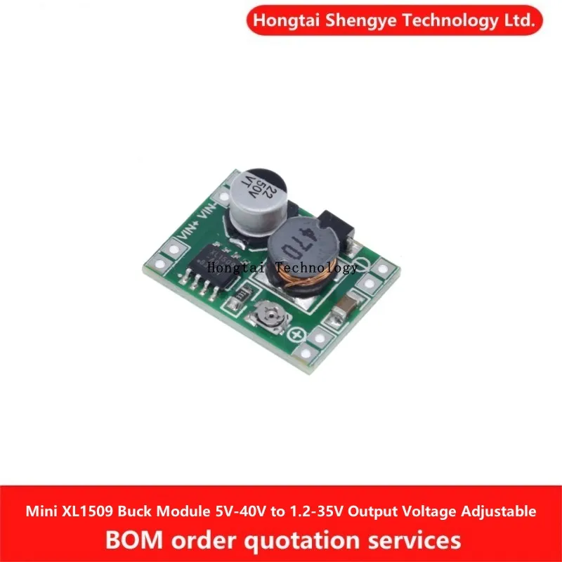Mini módulo reductor XL1509, voltaje de salida ajustable de 5V-40V a 1,2V-35V