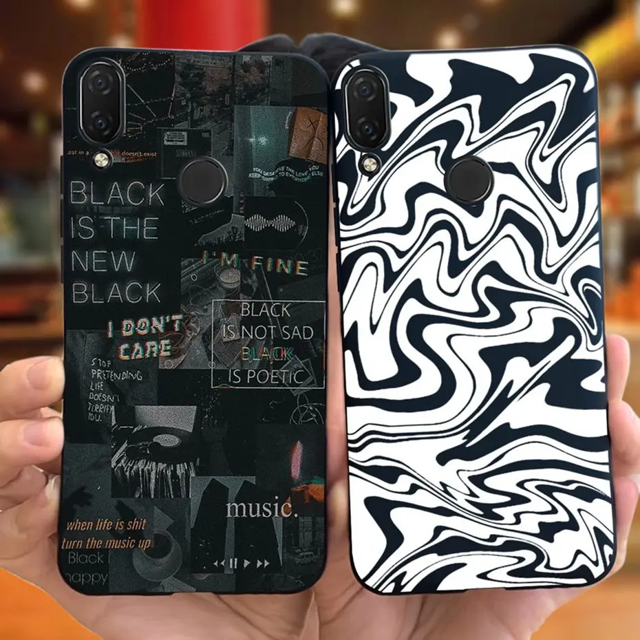 Funda de teléfono con patrón de moda para Huawei Nova 3i, carcasa trasera de TPU de silicona suave, Color caramelo, INE-LX1, INE-LX2 - imagen 4