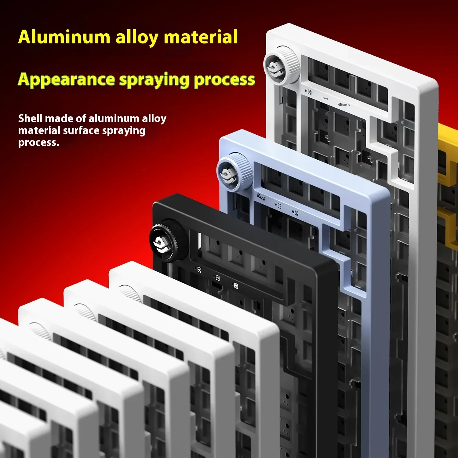 Leobog Hi75C Hi75C Pro Hi75 Kit de teclado mecánico inalámbrico de aluminio para juegos 81 teclas Bluetooth 2,4G teclado para jugadores Hotswap con cable - imagen 5