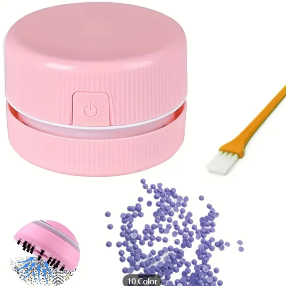 Aspiradora portátil ligera para uso en coche y oficina, limpiador de escritorio, recolector de polvo, Mini barredora de mesa multifunción de mano