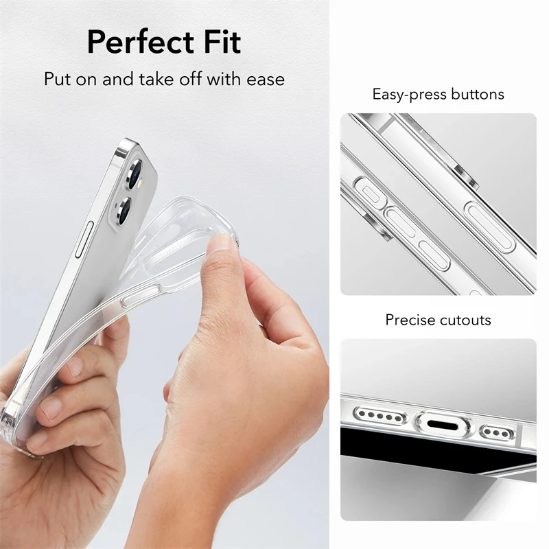 Funda de silicona transparente para teléfono, carcasa trasera suave de lujo para For Apple iPhone 16, 15, 14, 13, 12, 11 Pro Max Plus, Mini, X, XR, novedad - imagen 5