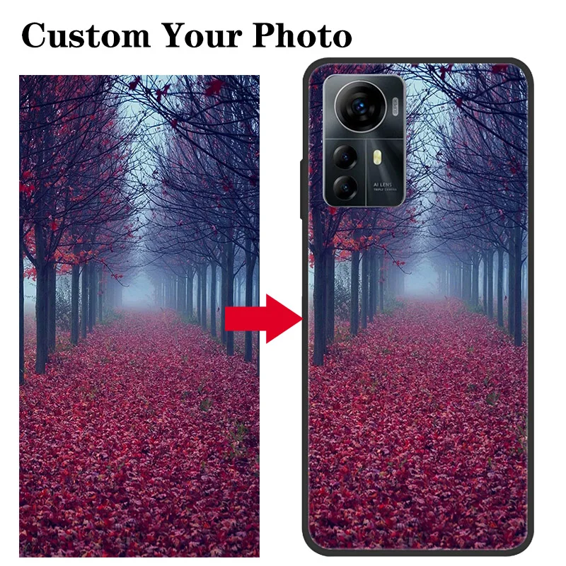 Funda de teléfono suave personalizada DIY para ZTE Blade V60 diseño 4G Vita nubia Focus Neo Z70 Ultra Z60S Pro A75 5G Red Magic 10 Pro Plus - imagen 3