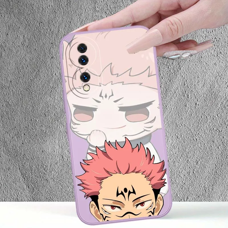 Lindo Anime Sukuna para Huawei Honor 300 100 90 80 70 9X X40 X9d X7d GT Pro Racing SE Lite Plus funda de teléfono - imagen 5