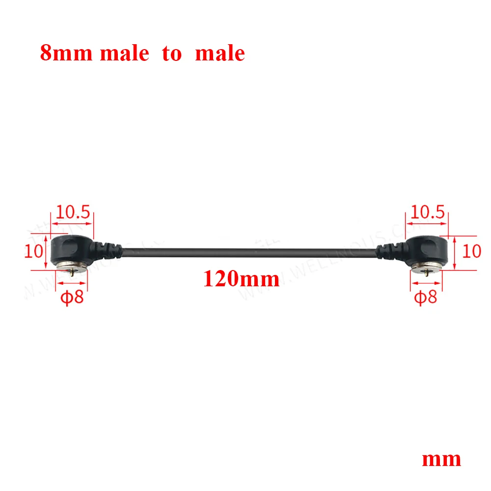 8mm male to male