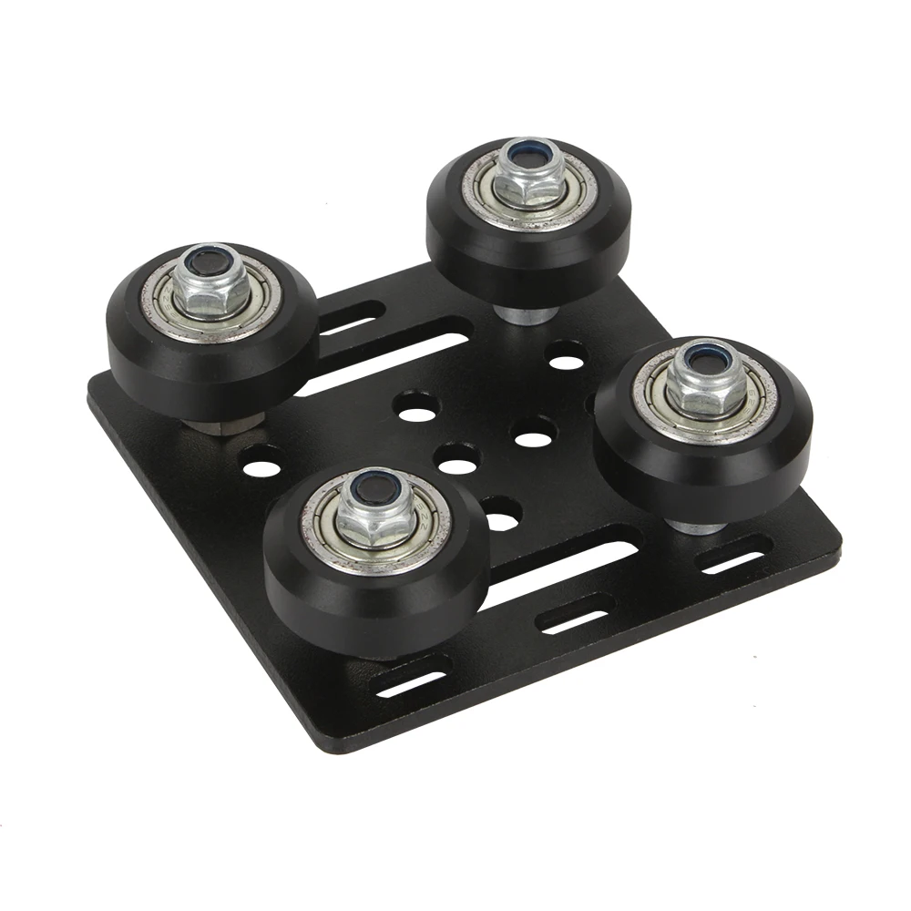 Piezas de impresora 3D XCR3D, juego de plataforma de pórtico en V, polea de placa deslizante especial para ruedas de perfiles de aluminio con ranura en V 2020 - imagen 2