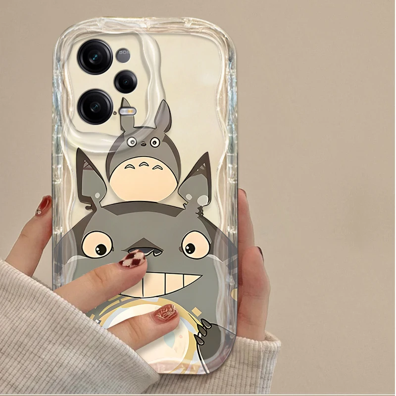 Funda T-TotoroS de dibujos animados para Xiaomi Redmi Note 13 12 Pro Plus 4G 5G 12S 11S 1110 10S 9 9S Redmi 14C 13C 12C A3 funda de silicona - imagen 3