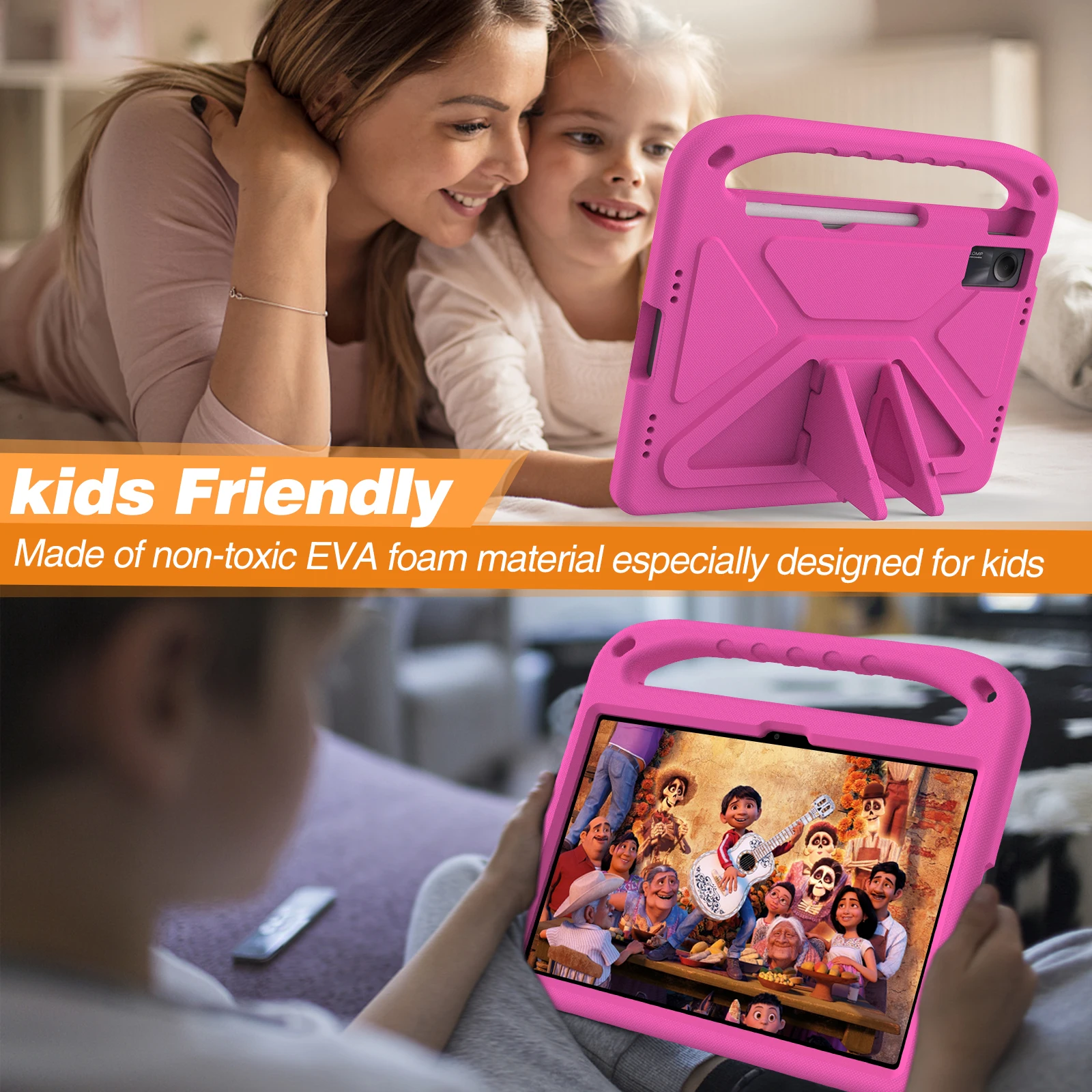 Funda EVA para Xiaomi Redmi Pad SE 11 2023 Pad 6 6Pro a prueba de golpes funda protectora de cuerpo completo con soporte para Pad 5 5Pro 4 Plus mango para niños - imagen 5