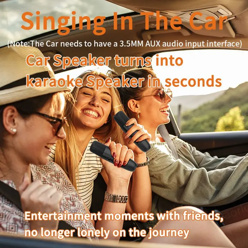 VAORLO-AMPLIFICADOR inalámbrico de bobina móvil para Karaoke, Sistema mezclador KTV DSP de 5,3 MM, con Bluetooth 3,5, AUX, tipo C, DS-K1 - imagen 4