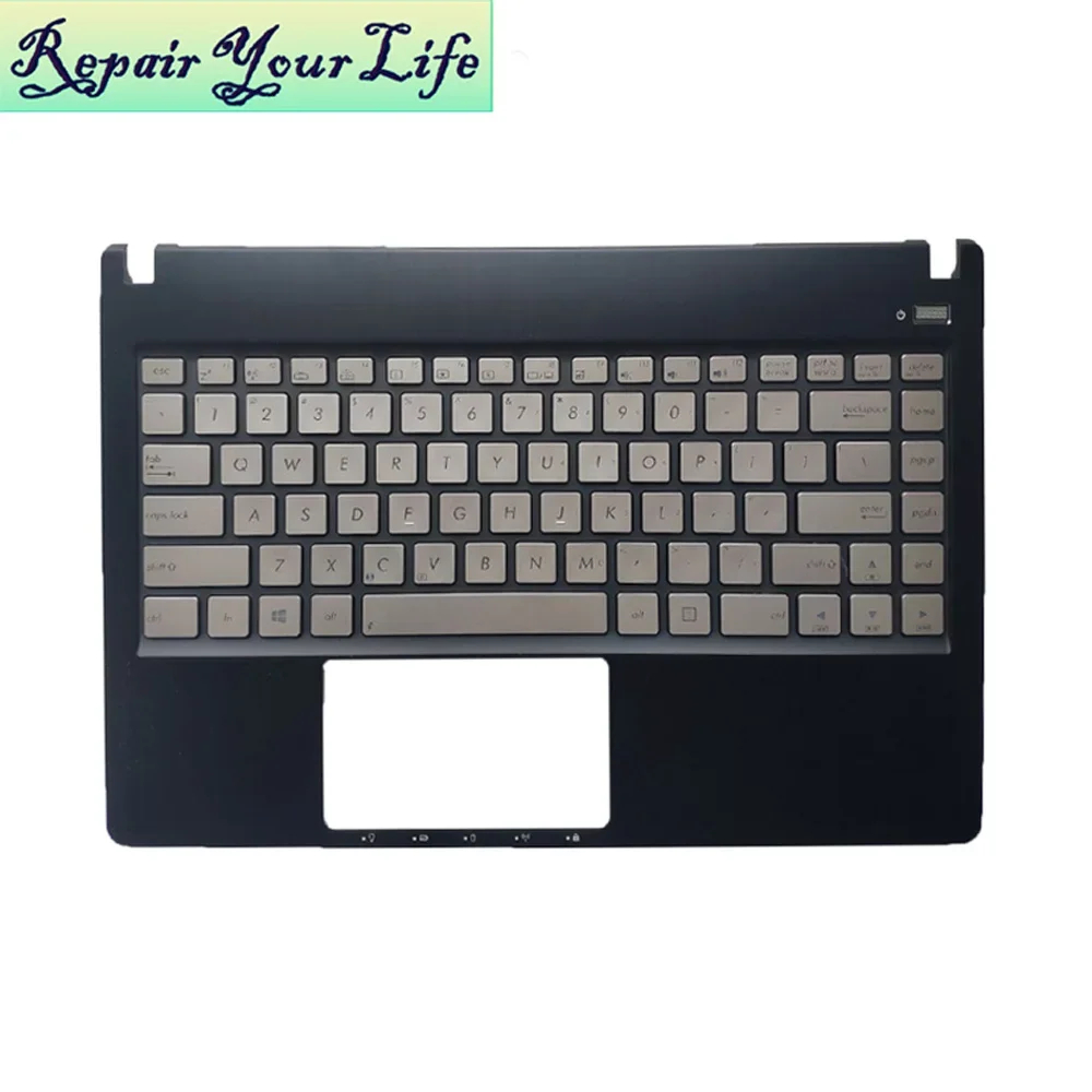 Reposapiés para teclado retroiluminado en inglés de EE. UU. para ASUS U47A U47 0KN0-MF3US13 0KNB0-4621US00 9Z.N8ABU.H01 carcasa blanca con retroiluminación C - imagen 2