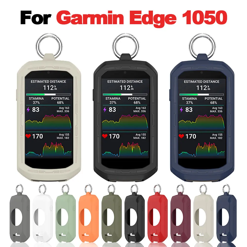 Funda de silicona para Garmin Edge 1050, funda protectora de parachoques suave para Garmin 1050, Protector de carcasa, Accesorios inteligentes