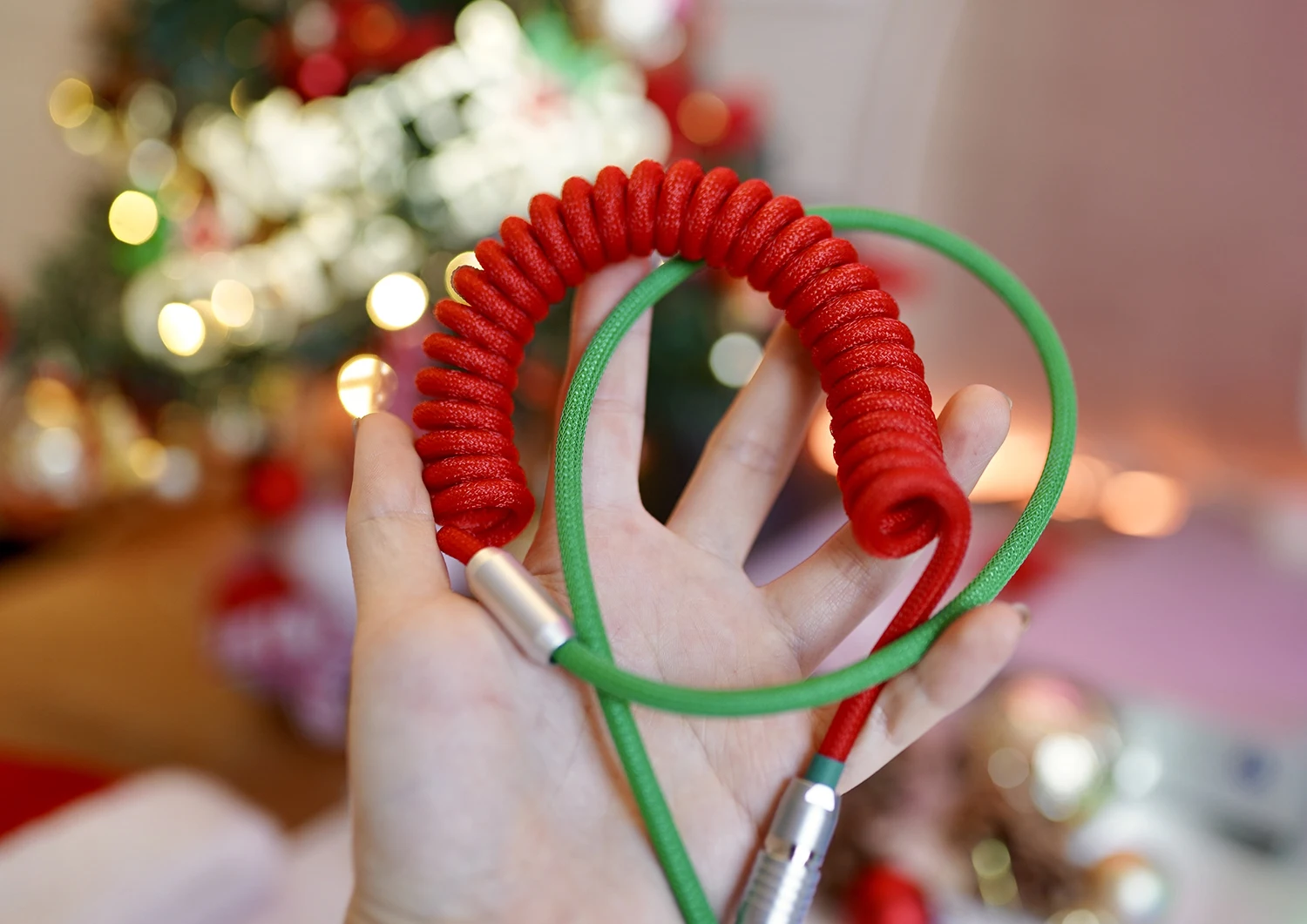 Fuera del estante GeekCable pure manual Teclado mecánico fiebre cable de datos tema serie matriz Navidad - imagen 3