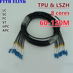 Cable fibra óptica monomodo LSZH TPU blindado avanzado