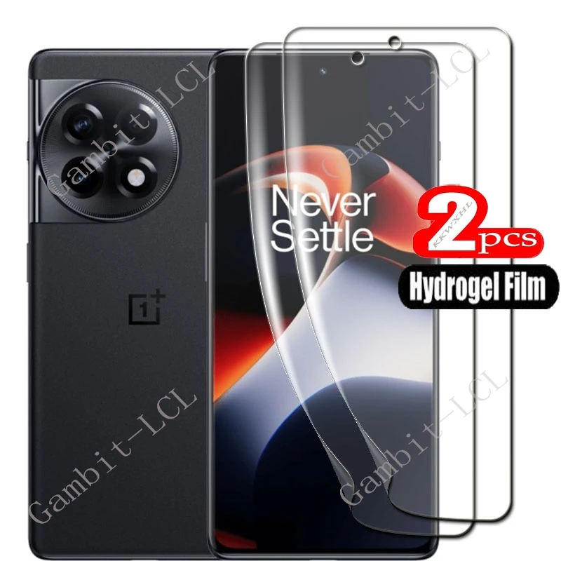 Cubierta protectora de pantalla para OnePlus Ace 2 Pro, película de hidrogel completa HD, 2 piezas, 6,74 ", OnePlus 11R 11R Ace2Pro Ace2 2Pro