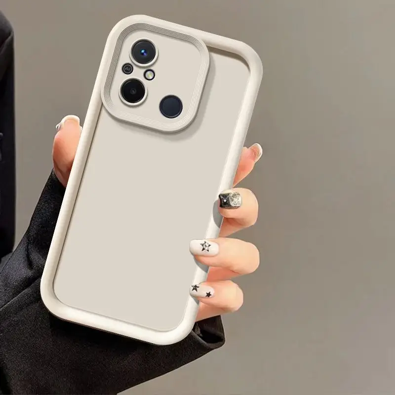 Para Xiaomi Redmi 12C funda Xiaomi Redmi 12c 11A Poco C55 protección de lente a prueba de golpes funda trasera suave mate - imagen 3