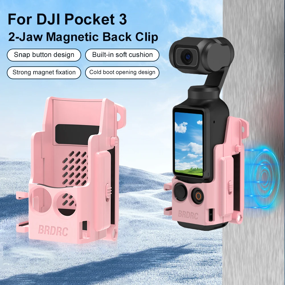 Soporte magnético con Clip ajustable, soporte magnético antideslizante para accesorios de cámara DJI Pocket 3 - imagen 2