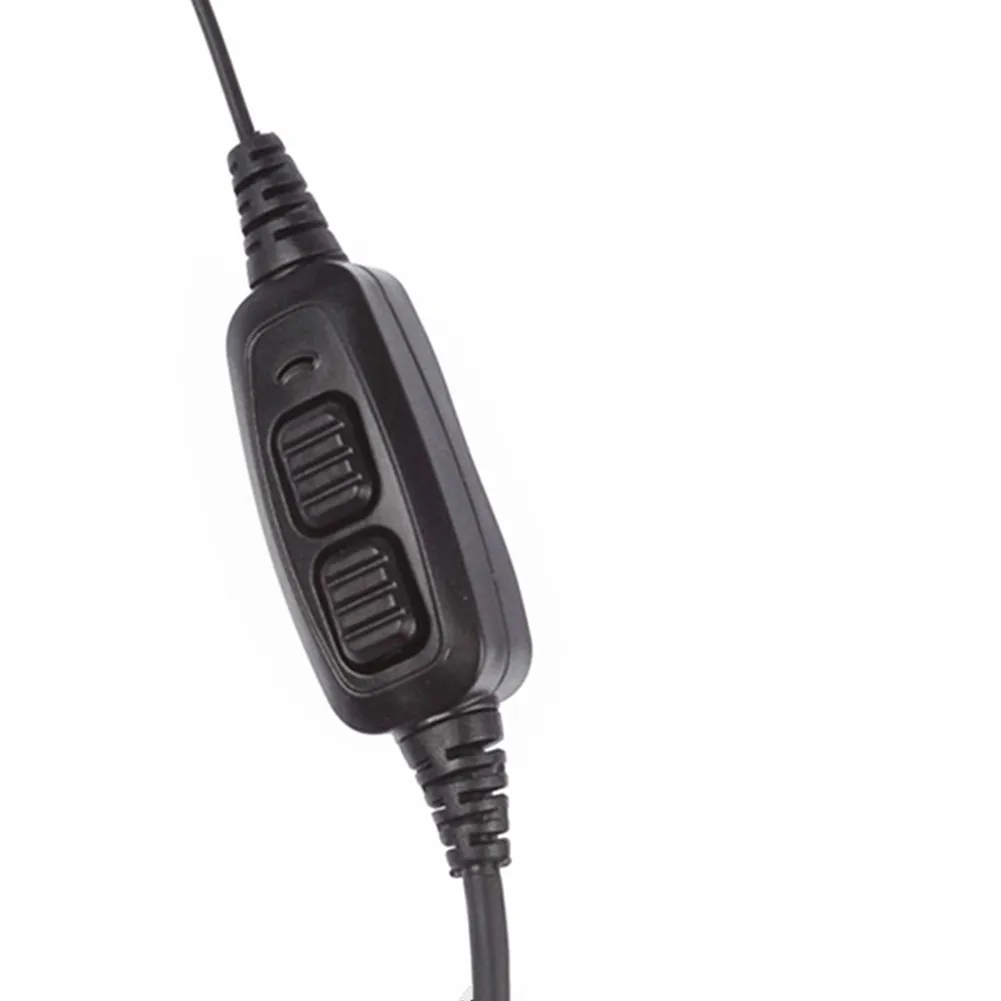 Baofeng-auriculares de plástico blando con micrófono oculto, audífonos PTT de alta calidad para BF-UV5R, UV82, UV82L, UV89, 1 unidad - imagen 4