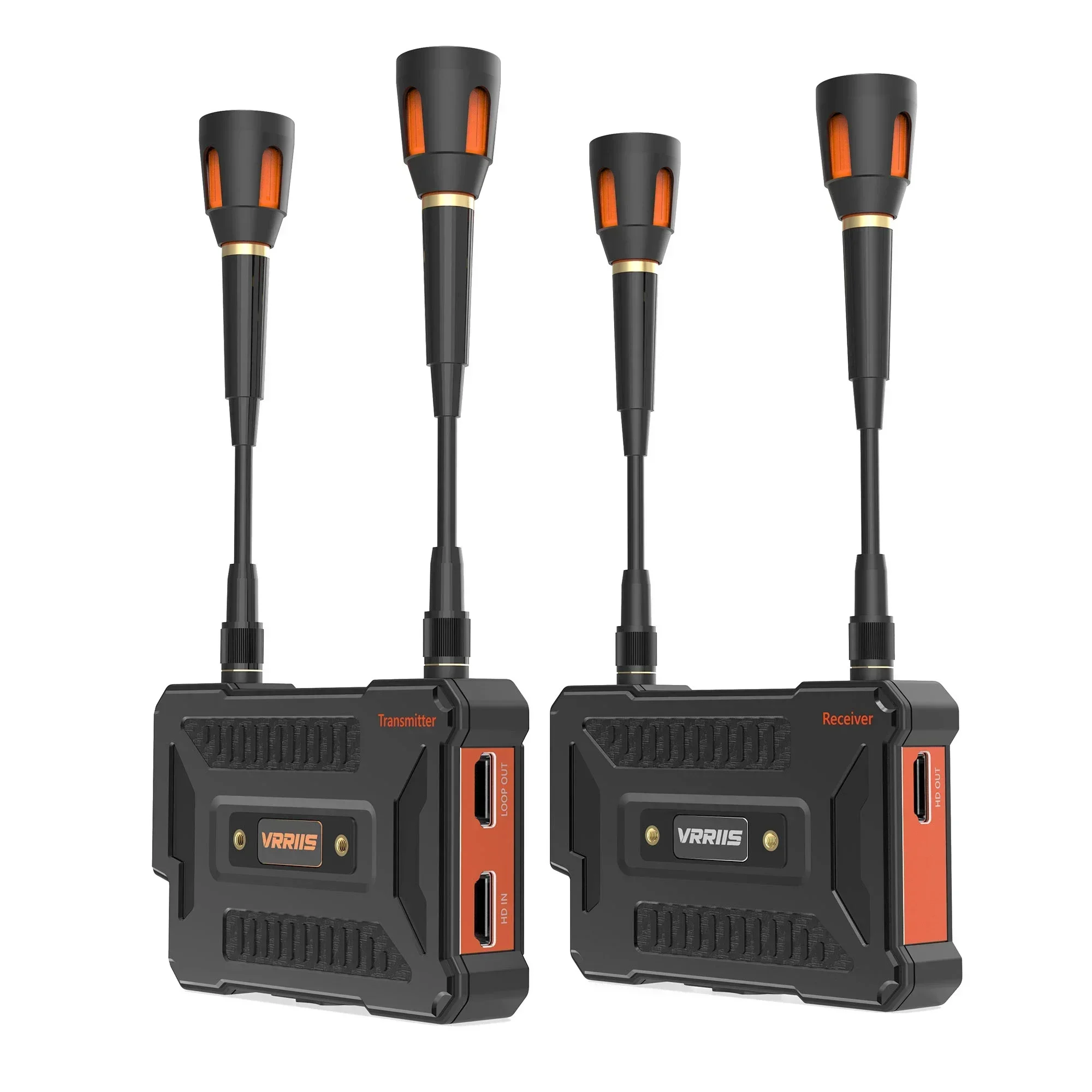 Transmisor y receptor de vídeo extensor HDMI inalámbrico de 300M con ranuras para batería para cámara transmisión en vivo portátil PC a Monitor de TV - imagen 3