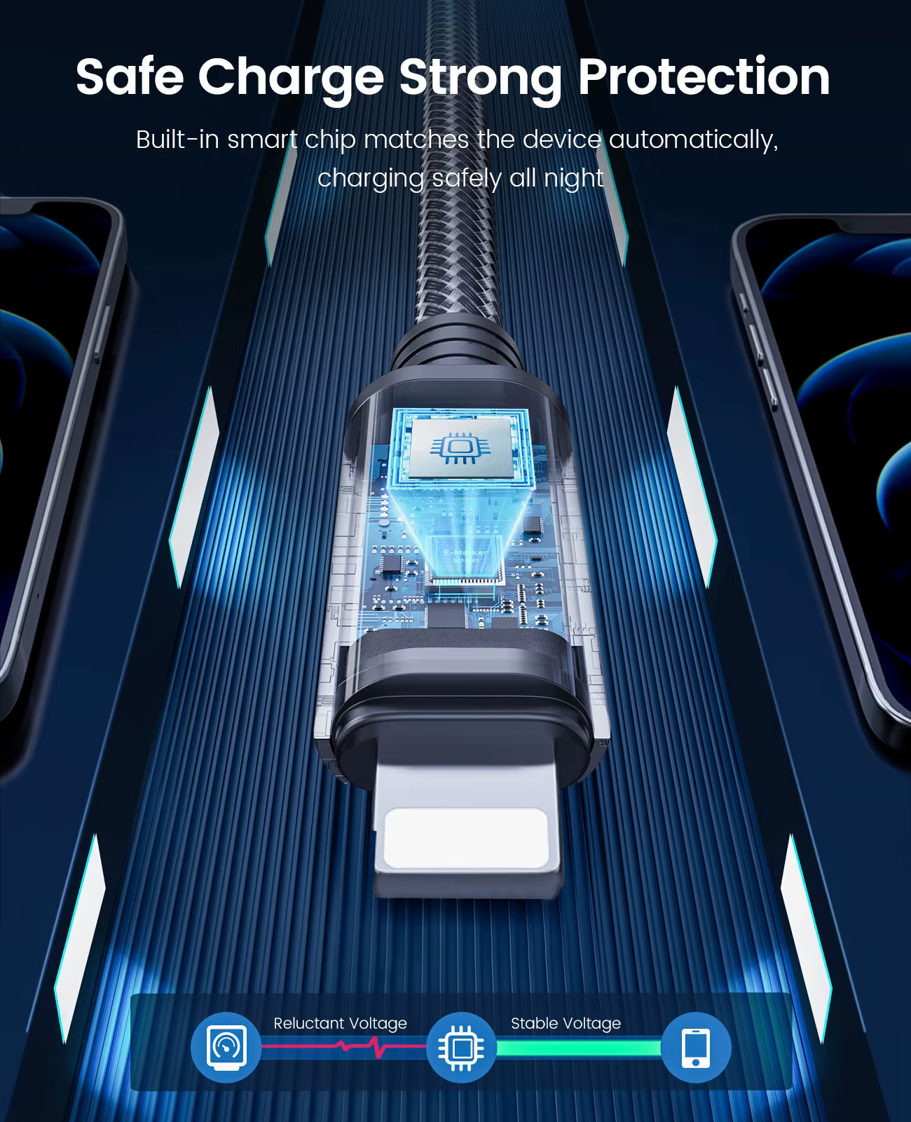 ORICO Cable USB-C PD 29W para MacBook e iPhone 13/12 Pro Max - imagen 4