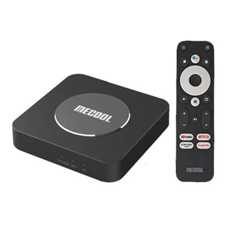 Dispositivo de TV inteligente KM2 Plus, decodificador con Android 11, S905X4, 2 + 16GB, Dual-5G-WIFI, asistente de Google Play, autenticación, Netdlix, 4K, película, enchufe europeo