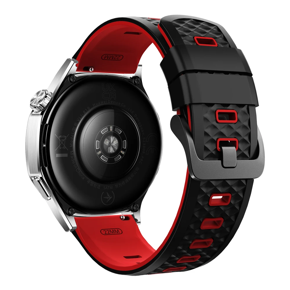 Correa de silicona suave para reloj Huami AMAZFIT BIP6/BALANCE 2 Band Amazfit GTR 4 2e 47mm GTR3 Pro CHEETAH 22mm - imagen 4